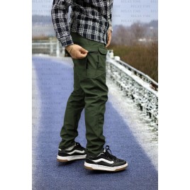 4317 - ERKEK SOFTSHELL TAKTİKAL PANTALON - HAKİ